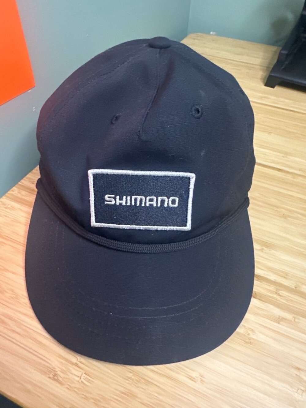 Shimano Black Snapback Hat Ride Shimano Adjustable Cotton Fishing Cap Logo